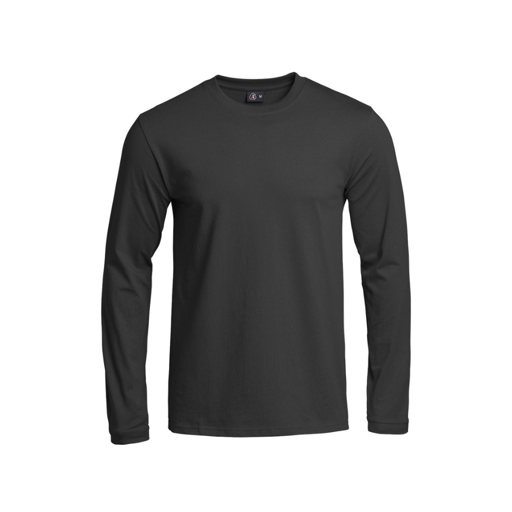 T-shirt manches longues Strong en coton résistant, couleur tan, disponibles en tailles XS à 3XL, A10 Equipment