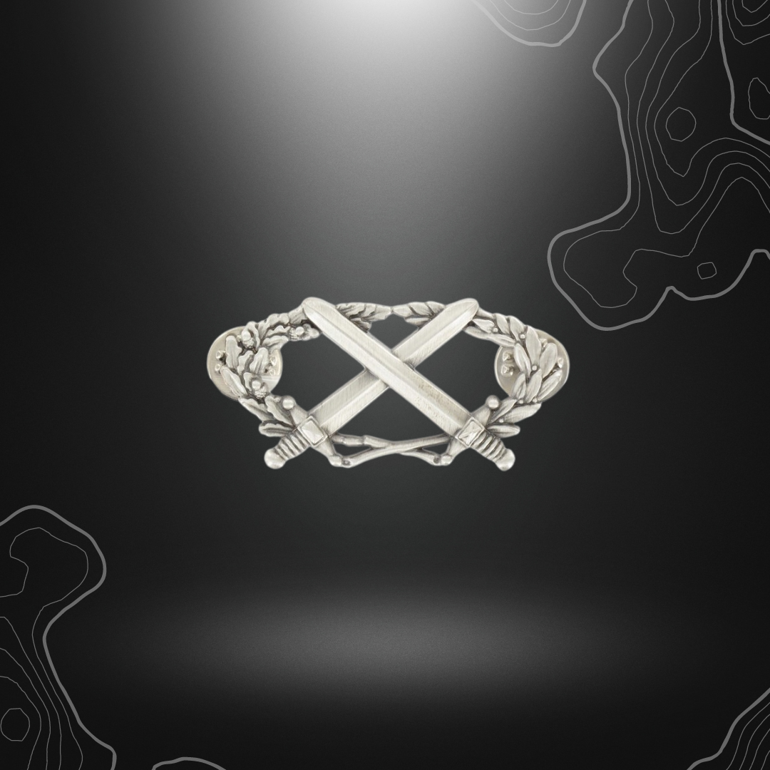 Argent Brevet Militaire BMP1 Badge