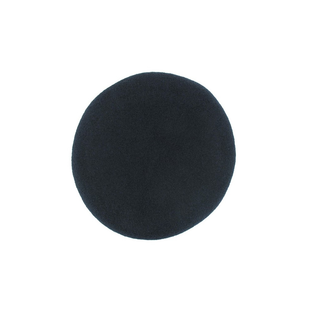 Beret B.F.A Spécial Commando 100% laine avec insigne, pourtour en cuir, lacet viscose noir, diamètre 8 pouces, doublure simple 100% acétate, tail