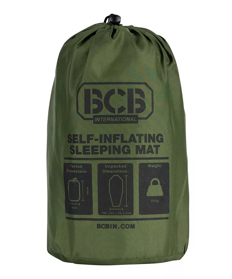 MATELAS DE SOL AUTO-GONFLABLE COMPACTE VERT | BCB