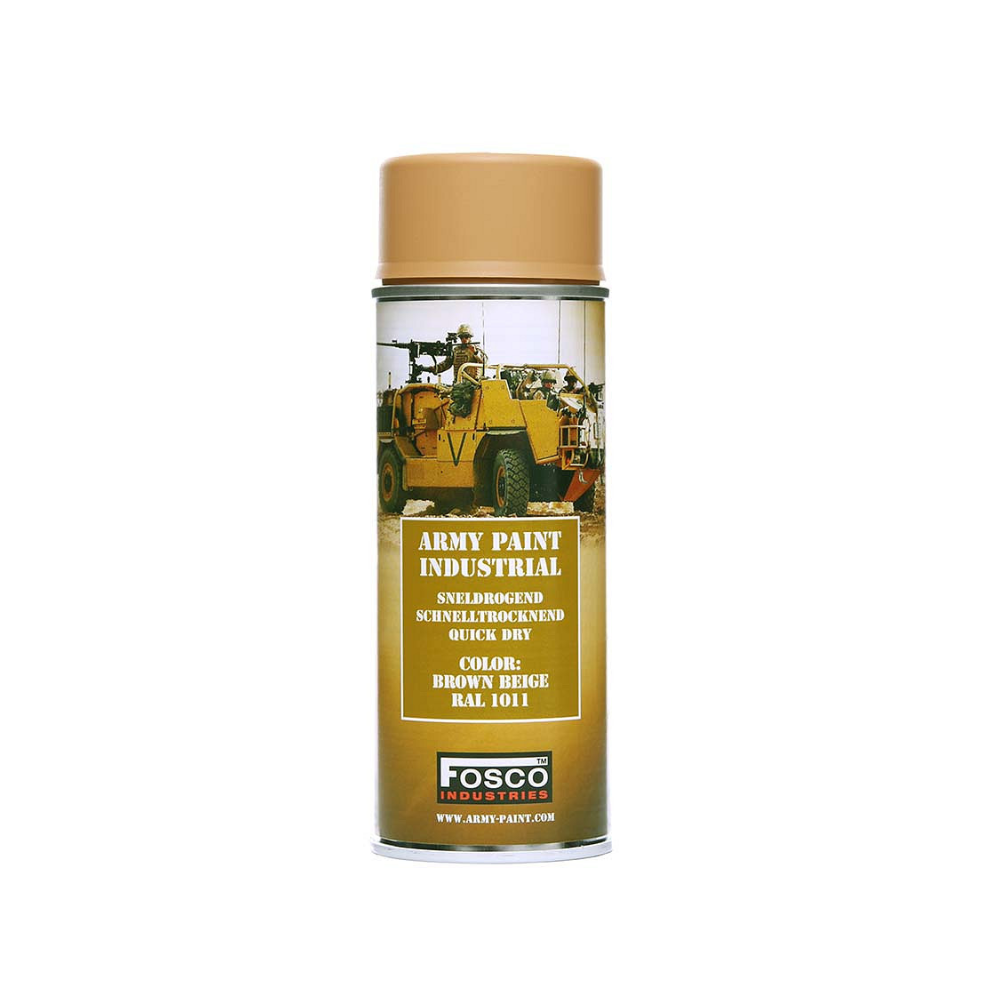 Balise alt : Bombe de peinture militaire 400ml Fusco, séchage rapide, tous usages et pour toutes surfaces
