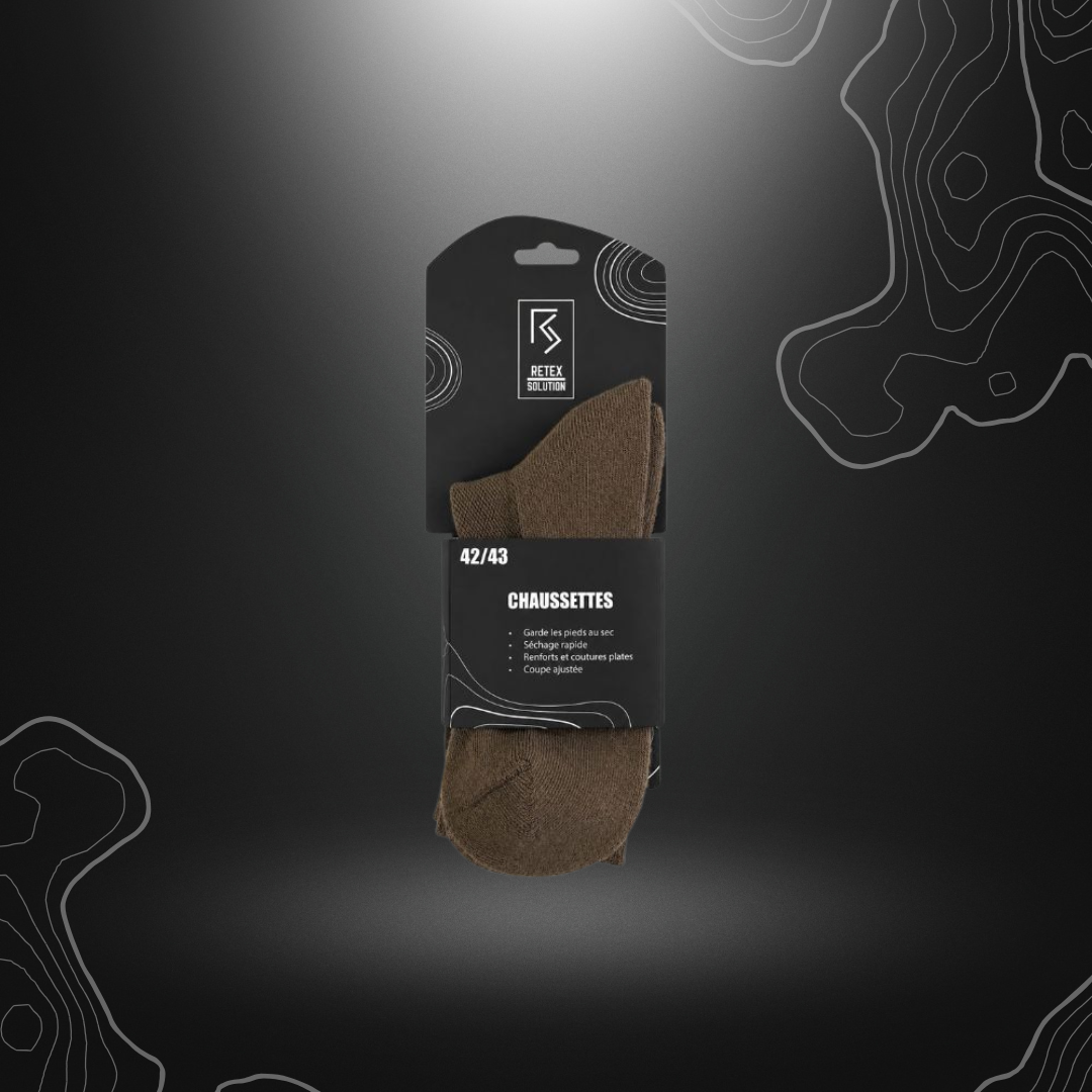 CHAUSSETTES MI-HAUTE COYOTE | RETEX SOLUTION