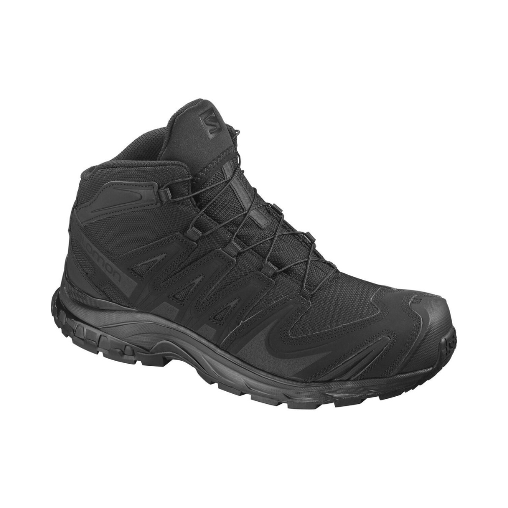 Chaussures Salomon XA Pro Mid Forces GTX noires, légères et résistantes pour une stabilité et une protection optimales du pied
