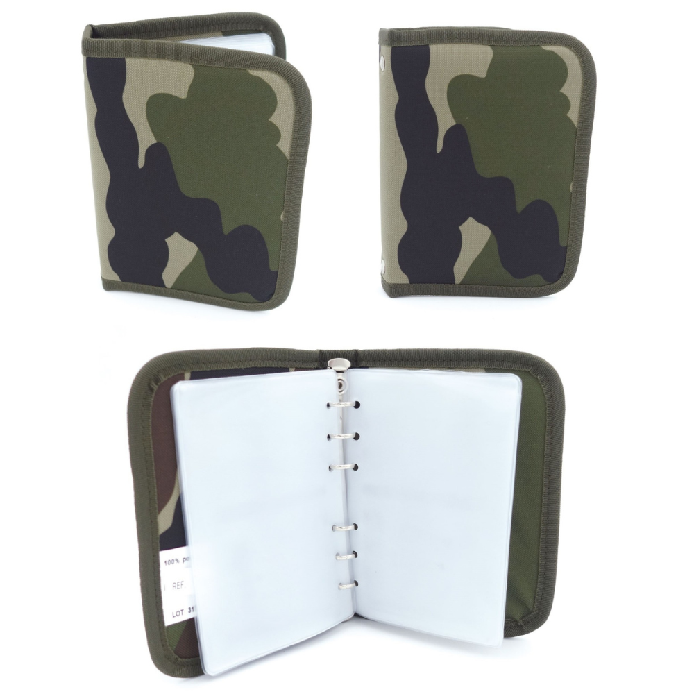 Classeur A6 Chef de Groupe avec 10 feuilles transparentes en polyester, poids 150g