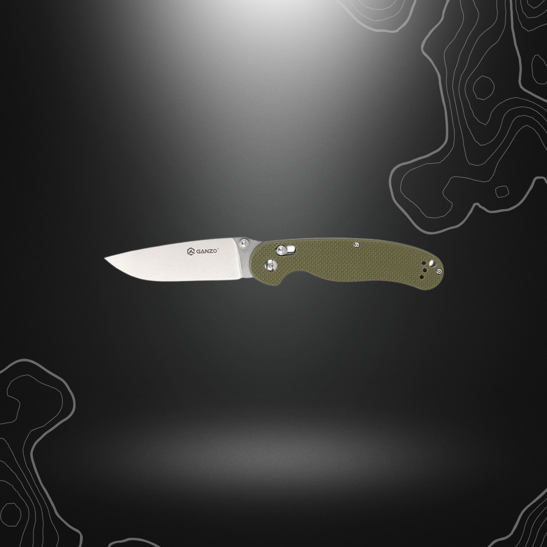 COUTEAU PLIANT D727M VERT | GANZO