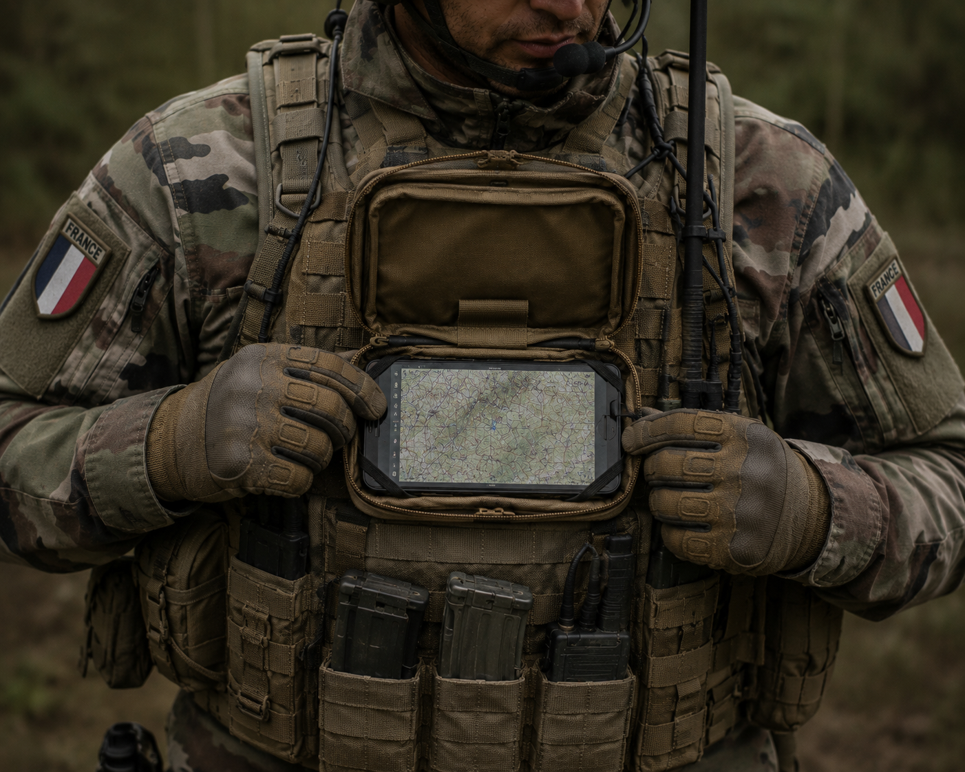 ZACHTE ADMIN POUCH VOOR TELEFOON TAN | RETEX SOLUTION