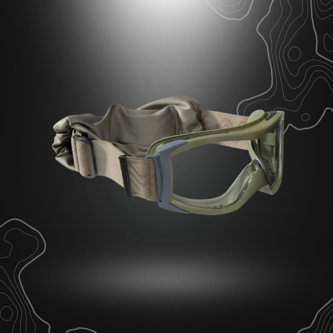 Masque balistique Bolle X1000 en vert olive offrant un confort et une adaptabilité optimaux, idéal pour les situations extrêmes.