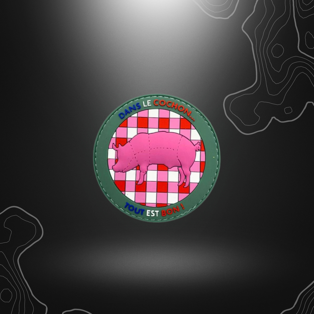 PATCH DANS LE COCHON TOUT EST BON PVC