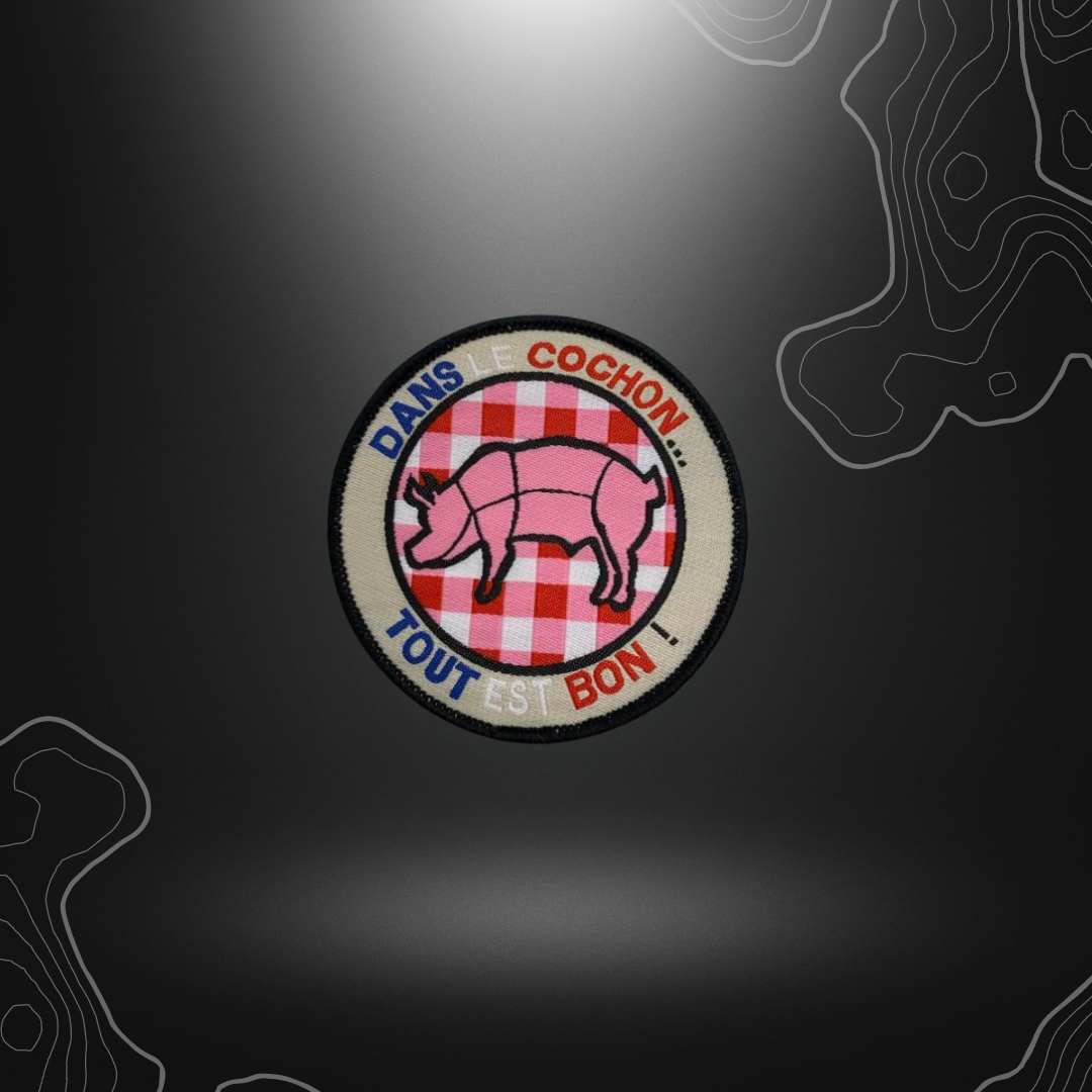 PATCH DANS LE COCHON TOUT EST BON TISSU
