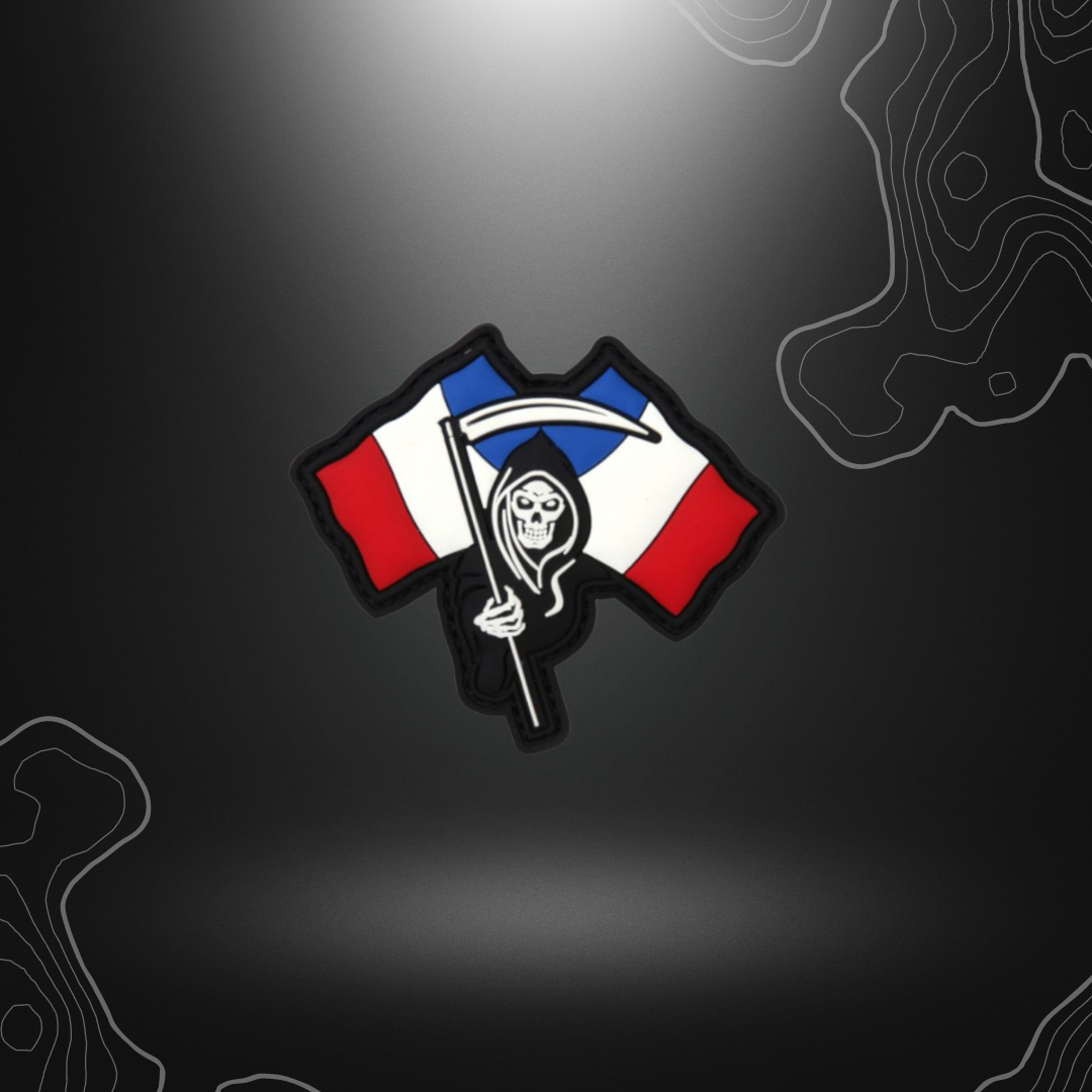 Patch de la faucheuse en PVC fabriqué en France