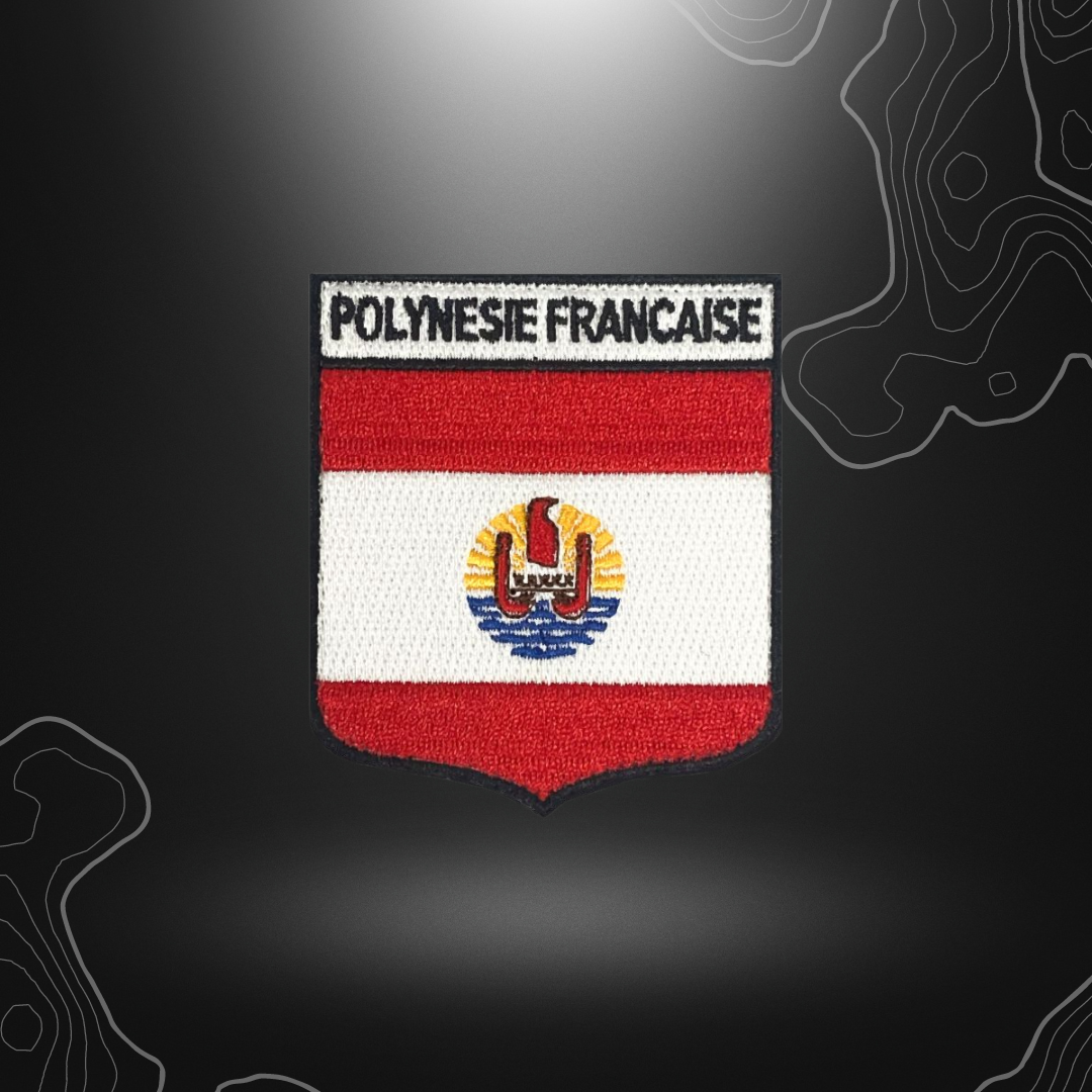 PATCH POLYNÉSIE FRANÇAISE TISSU