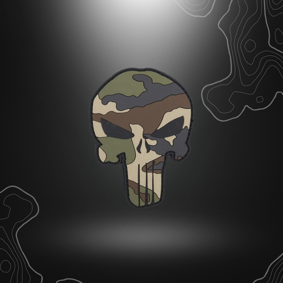 Patch Punisher Camouflage CE en PVC