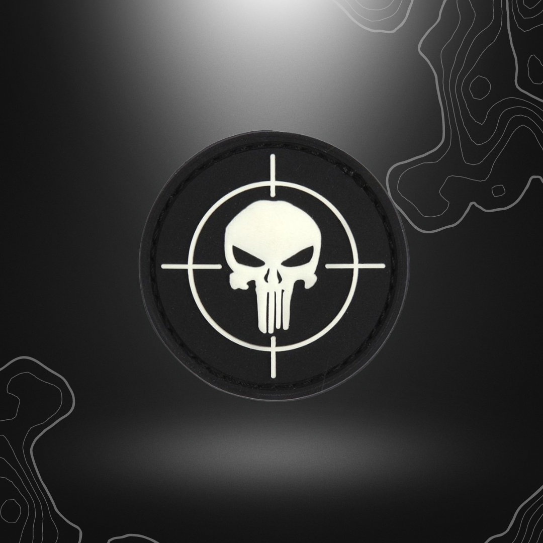 Patch Punisher cible haute visu en PVC