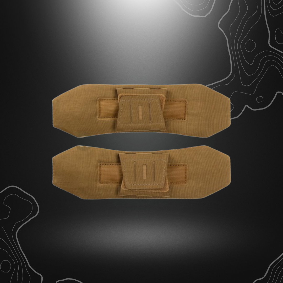 Épaulettes ultralégères Templars' Gear en Cordura 500D pour porte-plaques, offrant confort thermique et répartition de poids
