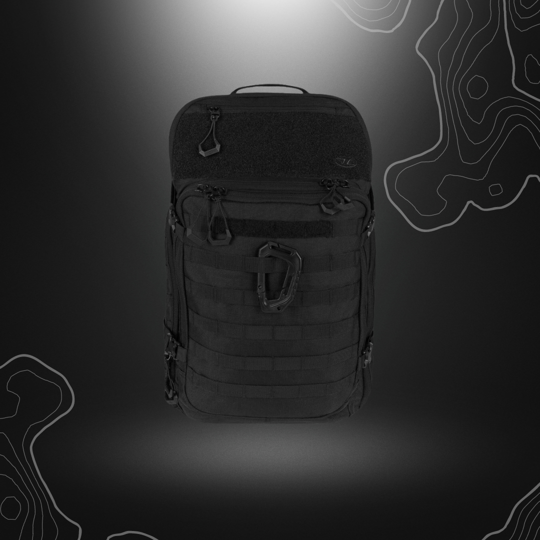 SAC À DOS MUSETTE HARRIER 45L NOIR | HIGHLANDER