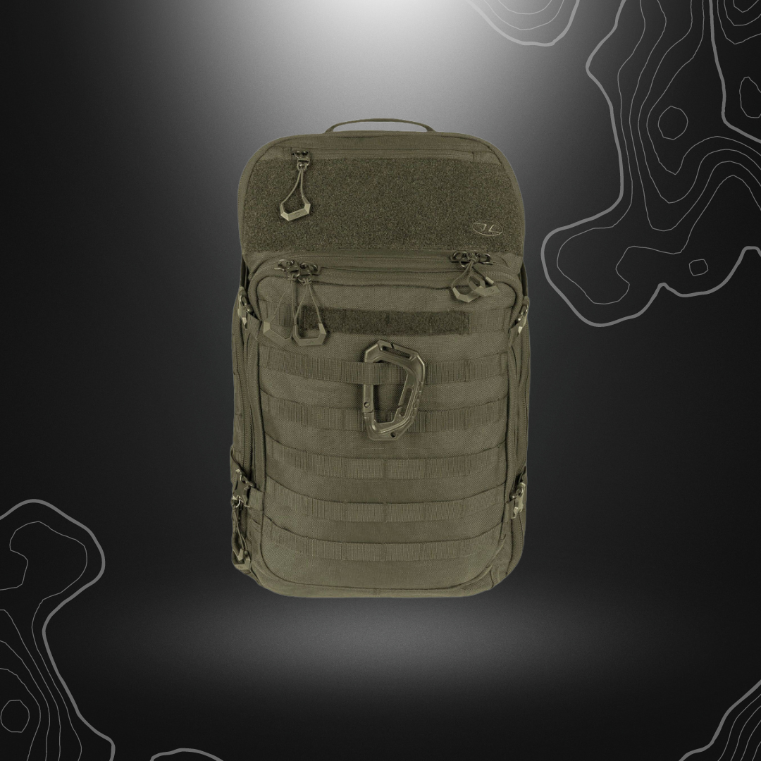 SAC À DOS MUSETTE HARRIER 45L VERT OLIVE | HIGHLANDER