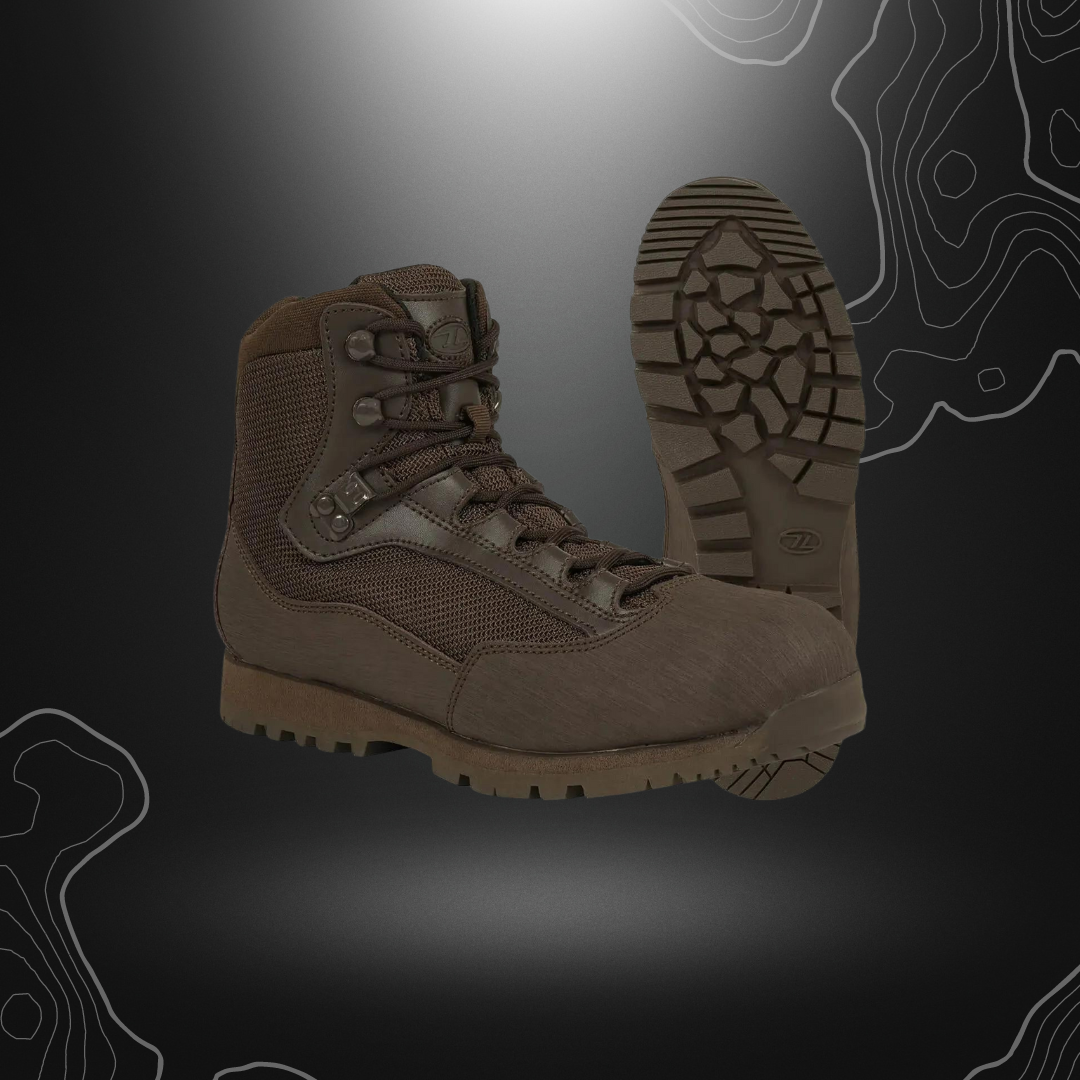 Chaussures de randonnée imperméables Pentland Marron de Highlander pour terrains difficiles