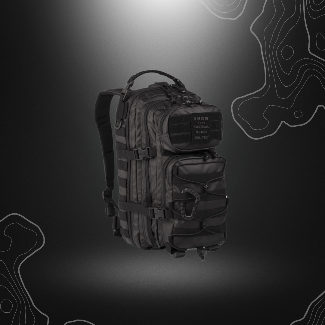 SAC À DOS US ASSAULT PETIT TACTICAL 20L NOIR | MIL-TEC
