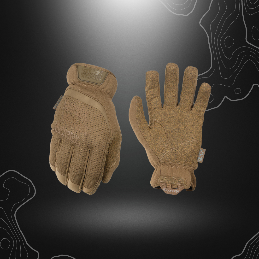 Gants FastFit Mechanix pour armées et forces de l'ordre, respirant et compatible écran tactile