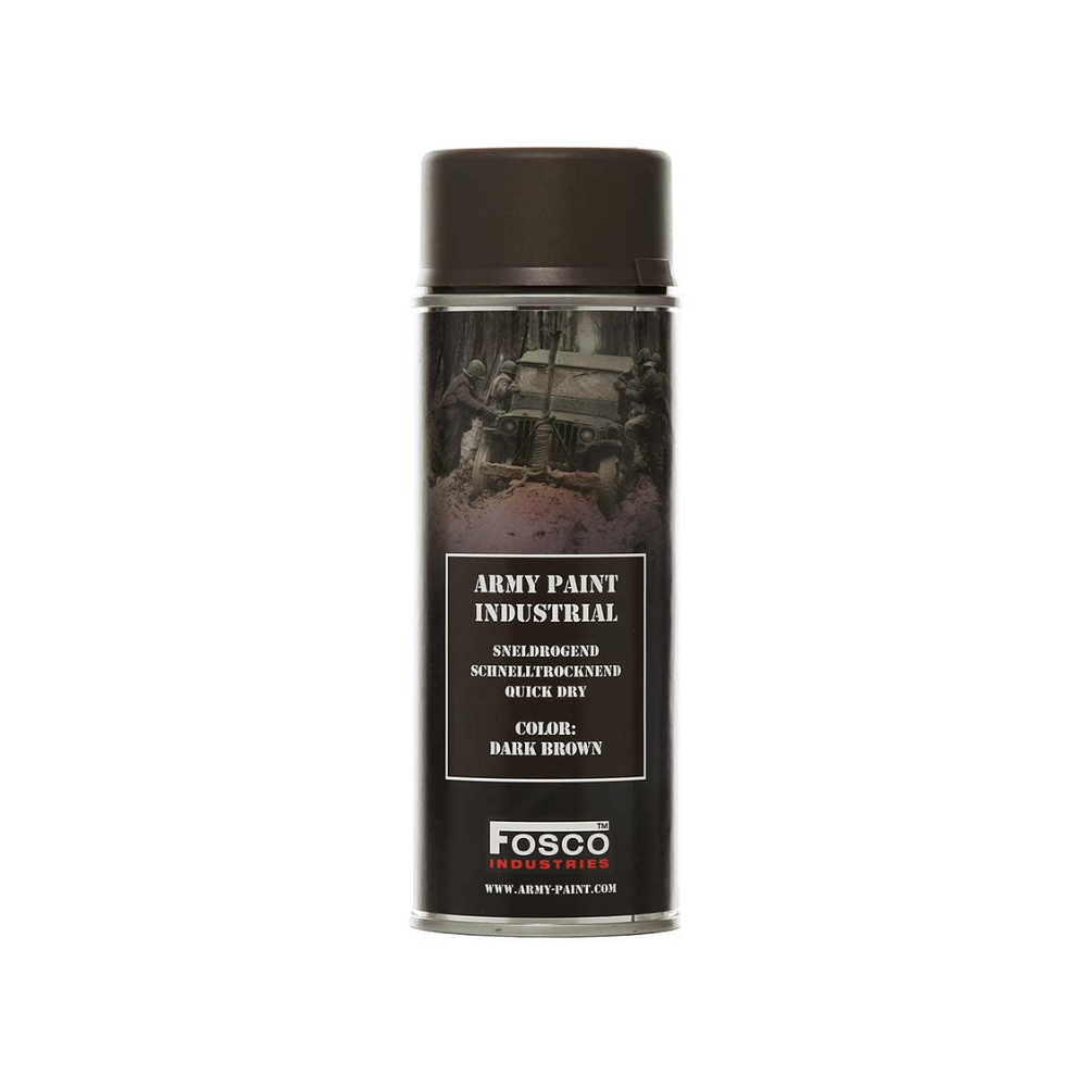 Alt tag : Bombe de peinture militaire haute qualité Fusco 400ml pour tous usages et toutes surfaces