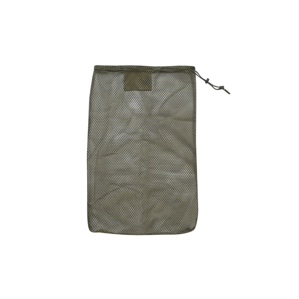 Filet à linge vert olive OPEX spécialement conçu pour machine à laver avec pochette d'identification, dimensions 50 x 76 cm