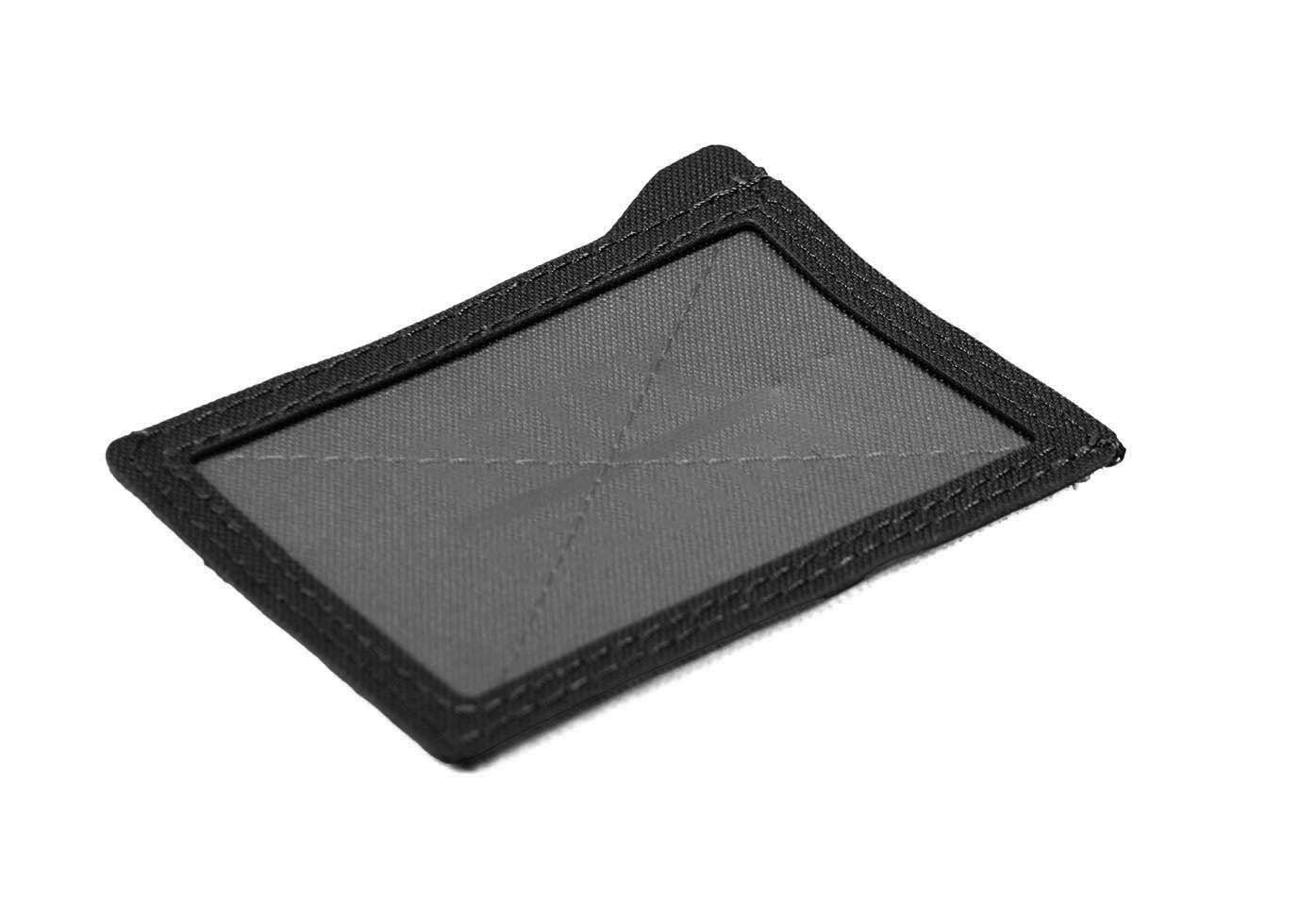 Porte carte velcro noir ou coyote pour carte d'identité militaire ou laisser passer individuel de Retex Solution