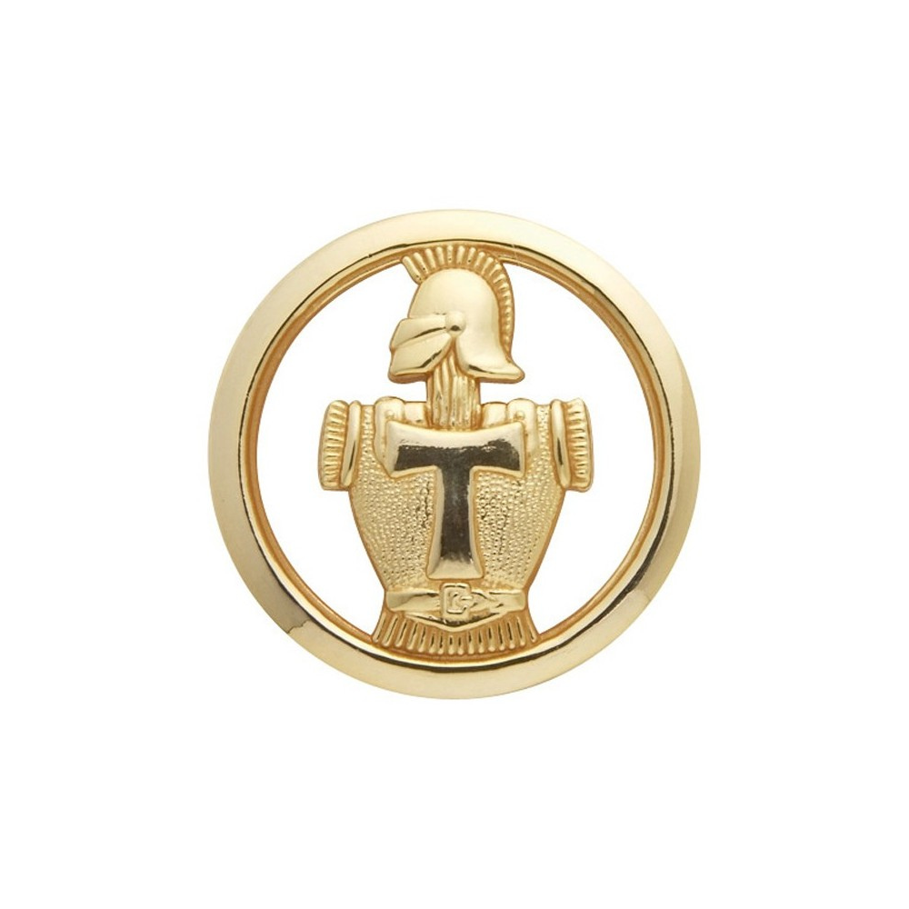 Emblème doré pour béret de transmission