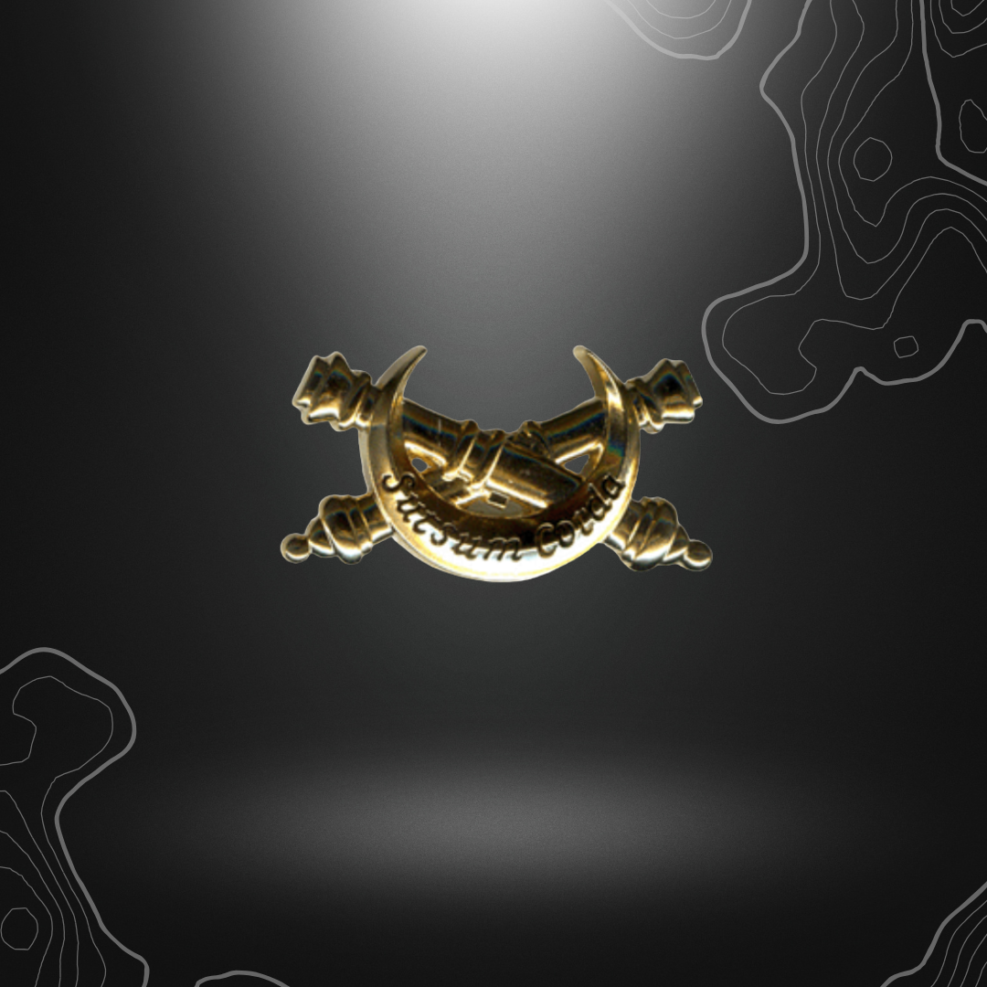 INSIGNE DE BÉRET 40 RA AVEC CROISSANT