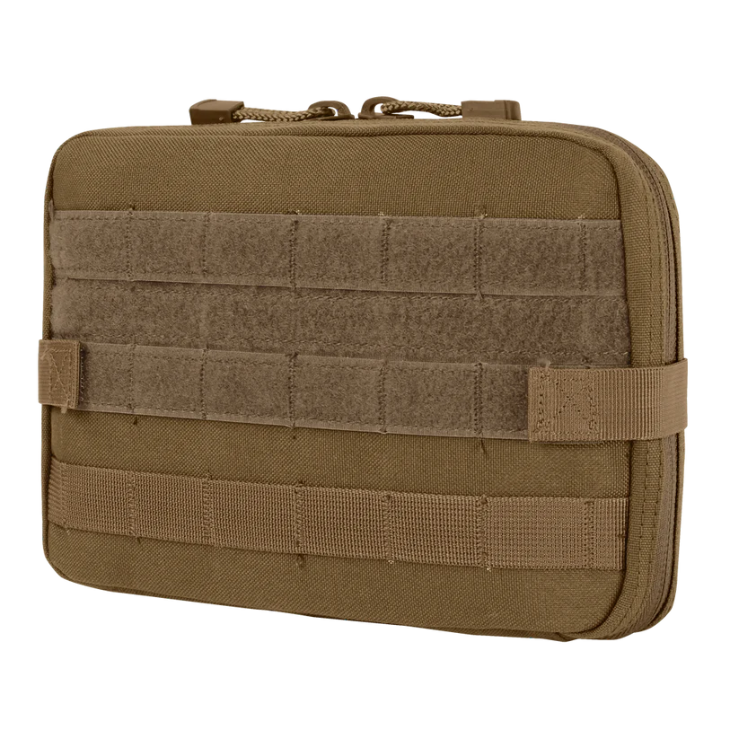 Poche Molle Admin MA54-498 Tan de Condor Outdoor, pochette utilitaire polyvalente et discrète pour le stockage d'outils et de fournitures en plein air