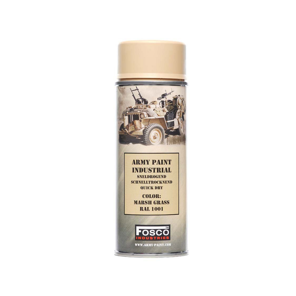 Boîte de bombe de peinture militaire Fusco 400ml à séchage rapide pour tous usages sur toutes surfaces
