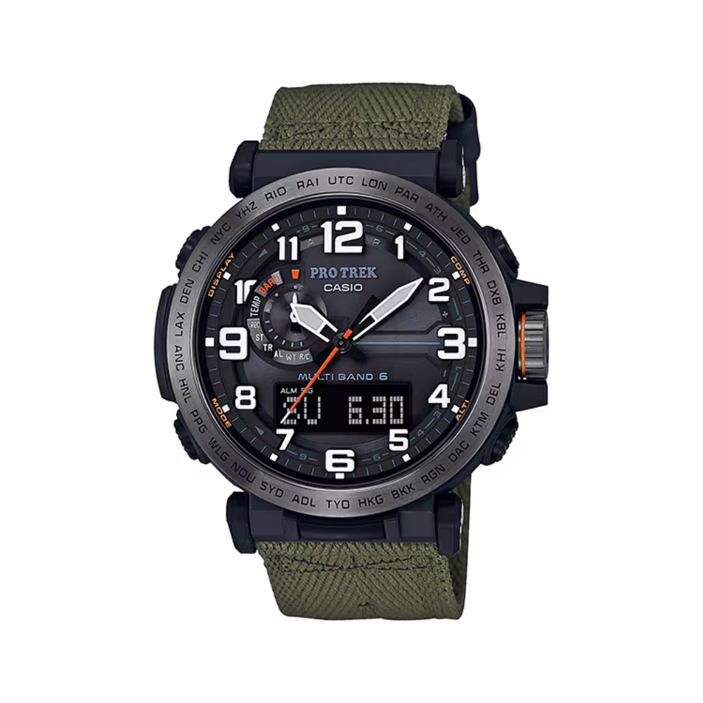 Montre Casio Protrek PRW-6600YB-3ER de couleur vert olive