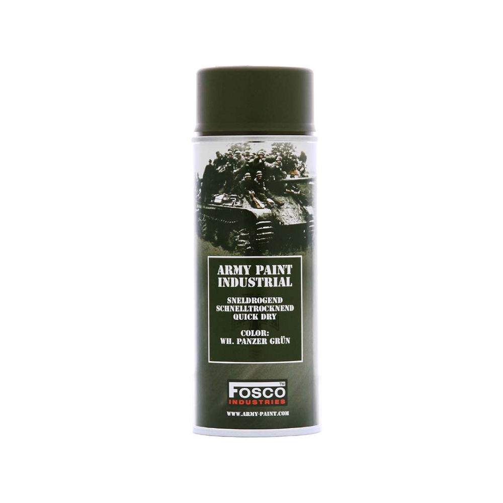 Peinture militaire en bombe de 400ml Fusco, tous usages, pour armes et véhicules, séchage rapide, convient à toutes surfaces