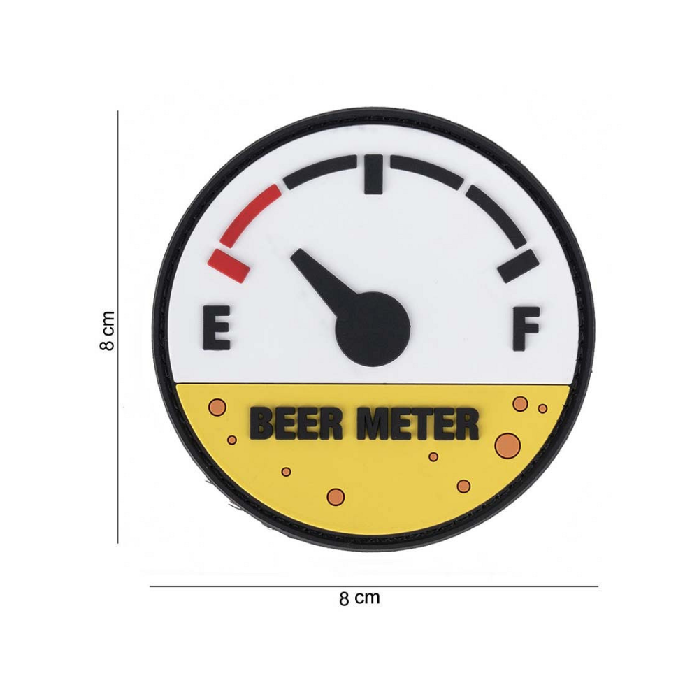 Patch Beer Meter en PVC pour le contrôle de la consommation de bière
