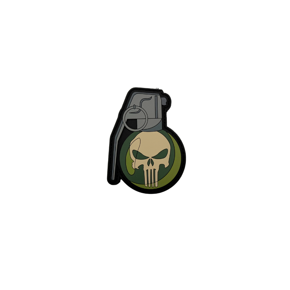 Patch Punisher de couleur verte en PVC