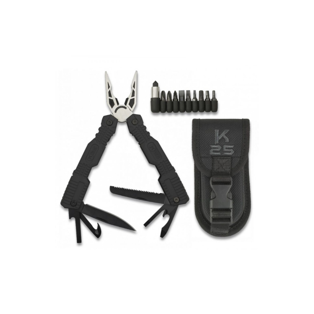 PINCE MULTIFONCTIONS 19 FONCTIONS NOIR 11149