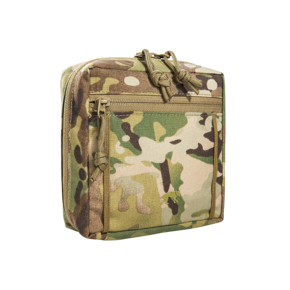 Poche tactique MOLLE TT TAC POUCH 5.1 de TASMANIAN TIGER avec grande ouverture zippée, système d'attache MOLLE, pochette en filet et boucles