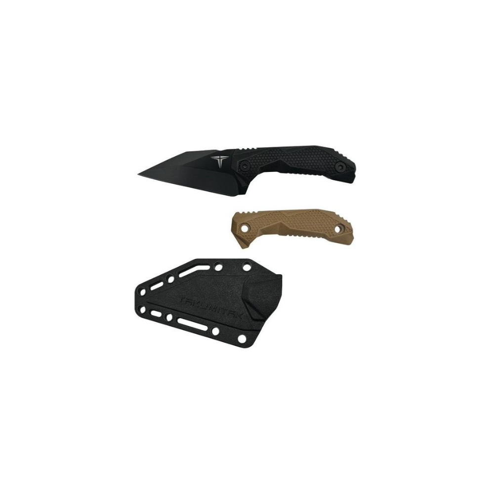 Poignard Sparky Takumitak avec lame fixe en acier 3Cr13 et manche interchangeable