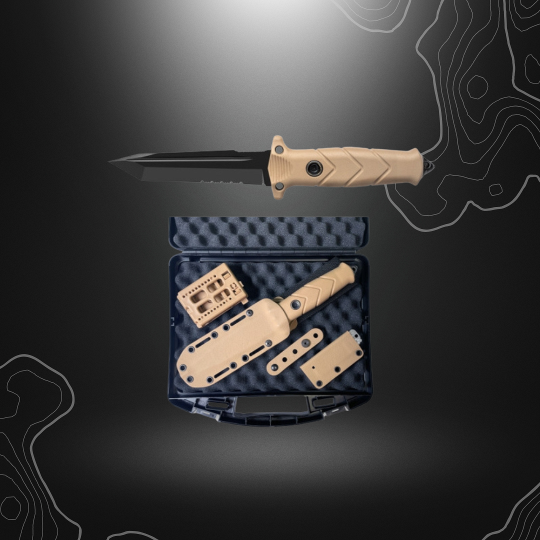 POIGNARD DE SURVIE VENGEUR TAN | TB OUTDOOR