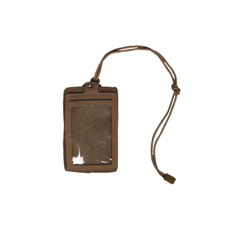 Porte-carte d'identité de valise Coyote Mil-Tec en polyester avec compartiments pour cartes de crédit et porte-crayons