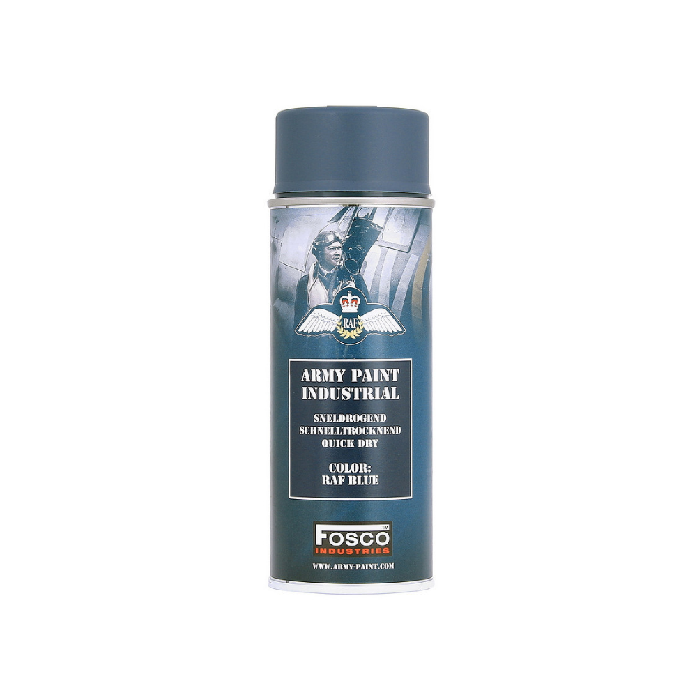 Bombe de peinture militaire Fusco 400ml pour tous usages, séchage rapide et convient à toutes surfaces