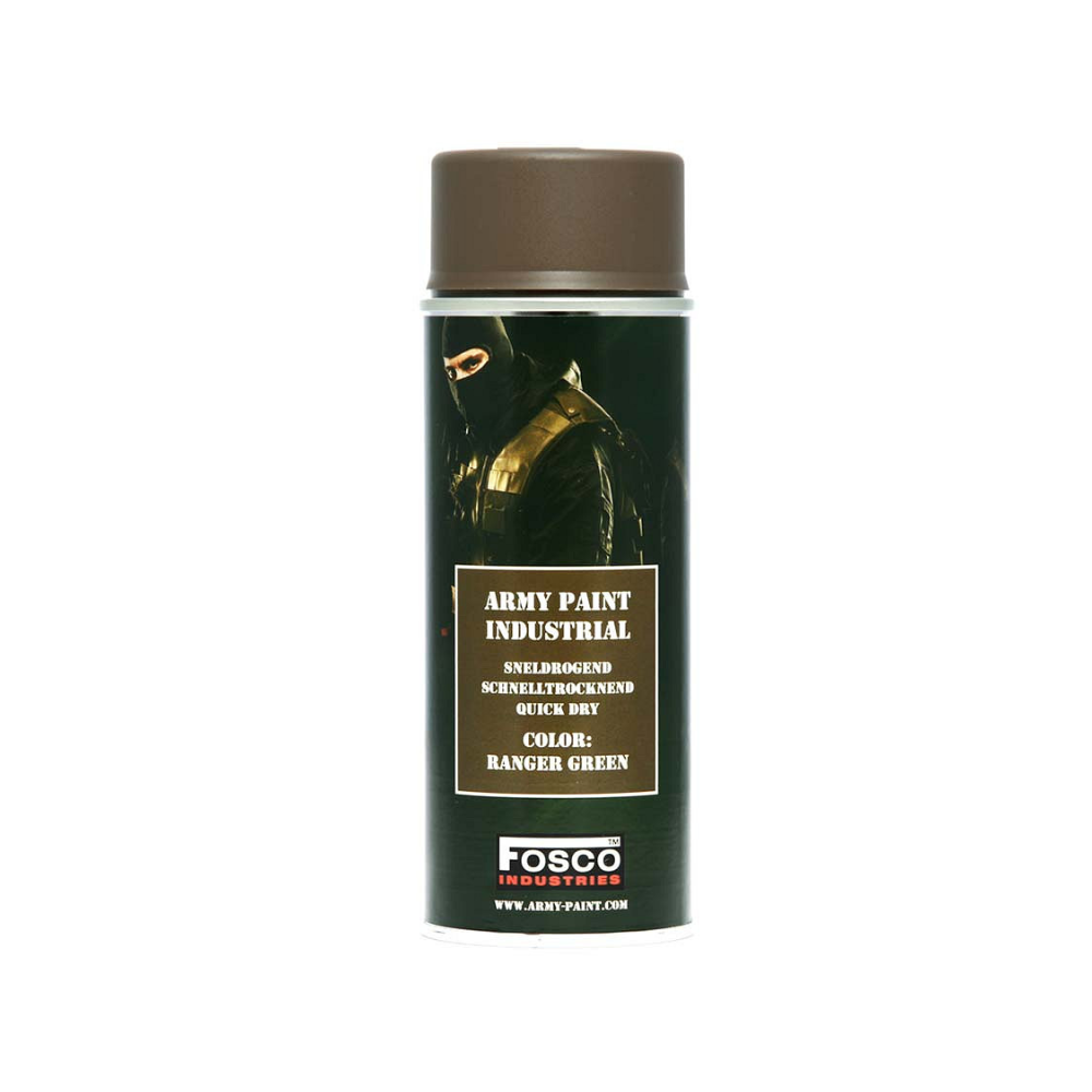 Bombe de peinture militaire Fusco 400ml pour tous usages sur toutes surfaces