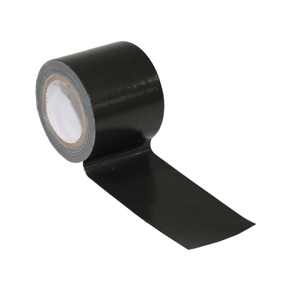 Ruban adhésif vert olive Scotch Américain 5m x 5cm de MFH, haute résistance et résistant à la température jusqu'à 90°C