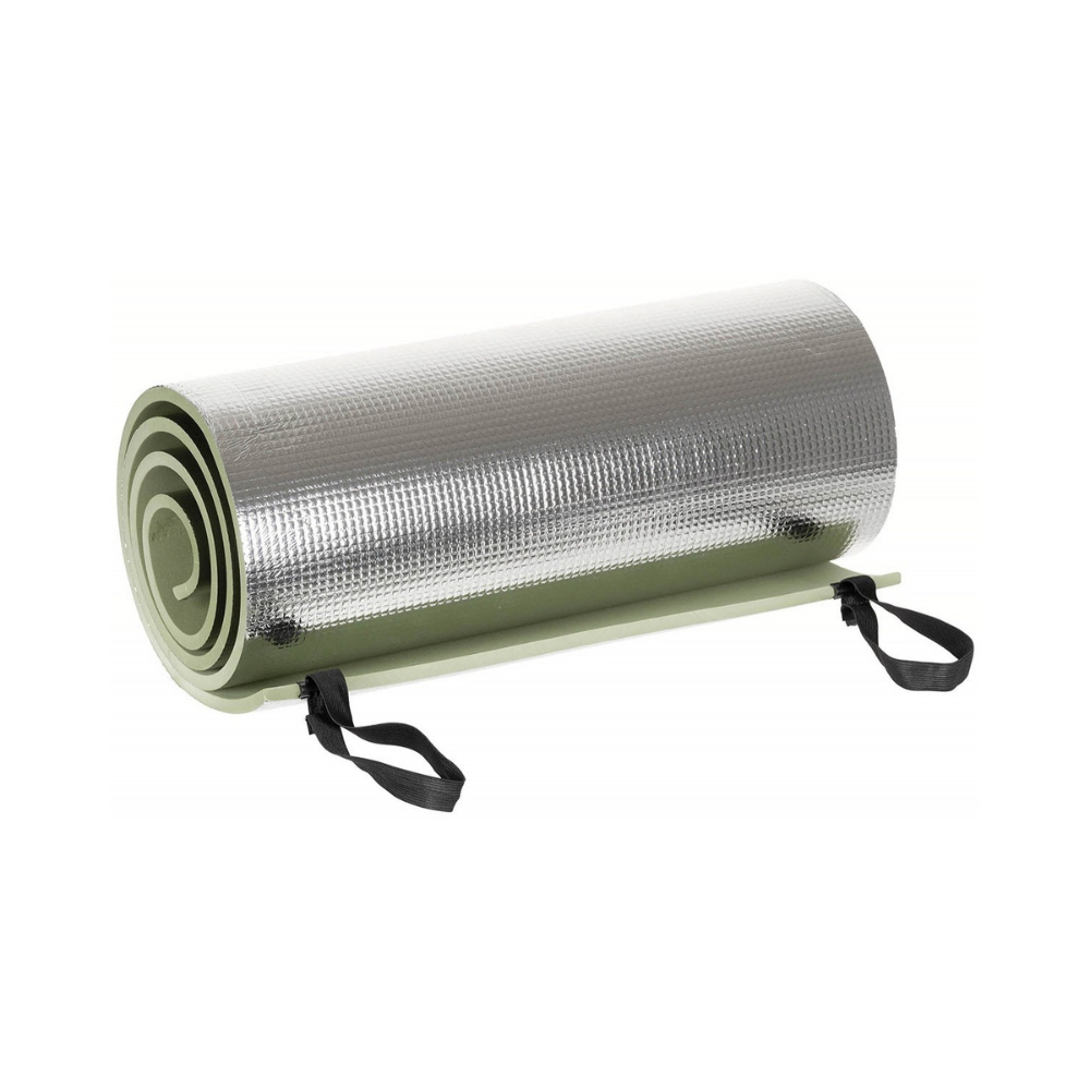 Isolant vert olive MFH tapis de sol avec dimensions 200 x 50 x 1cm, poids 300g et matériaux 90% EVA, 10% aluminium