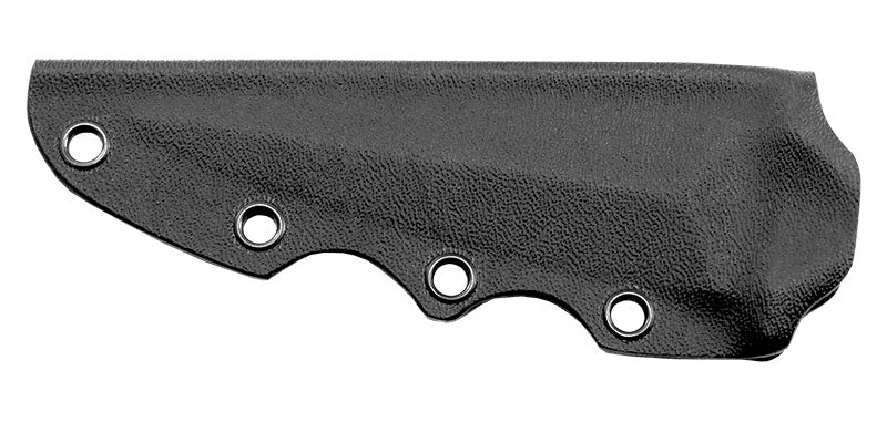 Poignard militaire noir Protecteur TB Outdoor conçu par Philippe Perotti avec lame en acier inoxydable MOX et manche en polyamide, utilisé par l'ALAT pour d'urgence