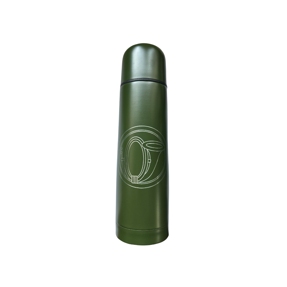 THERMOS 500ML VERT AVEC GRAVURE