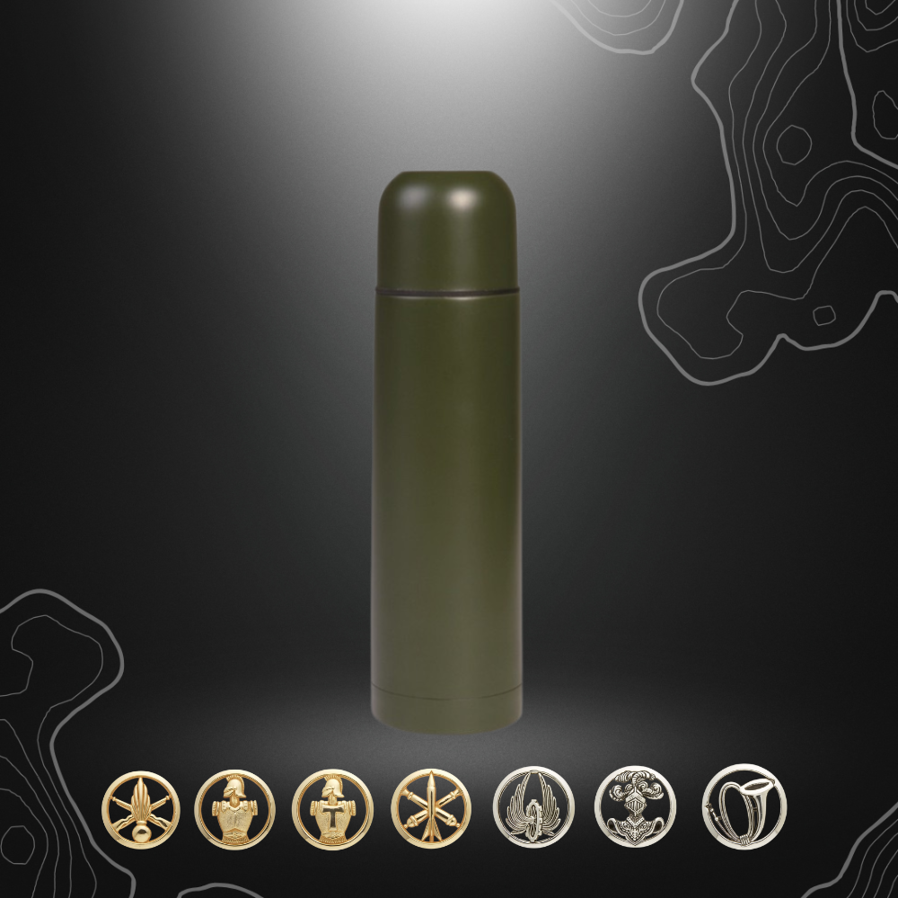 THERMOS 500ML VERT AVEC GRAVURE