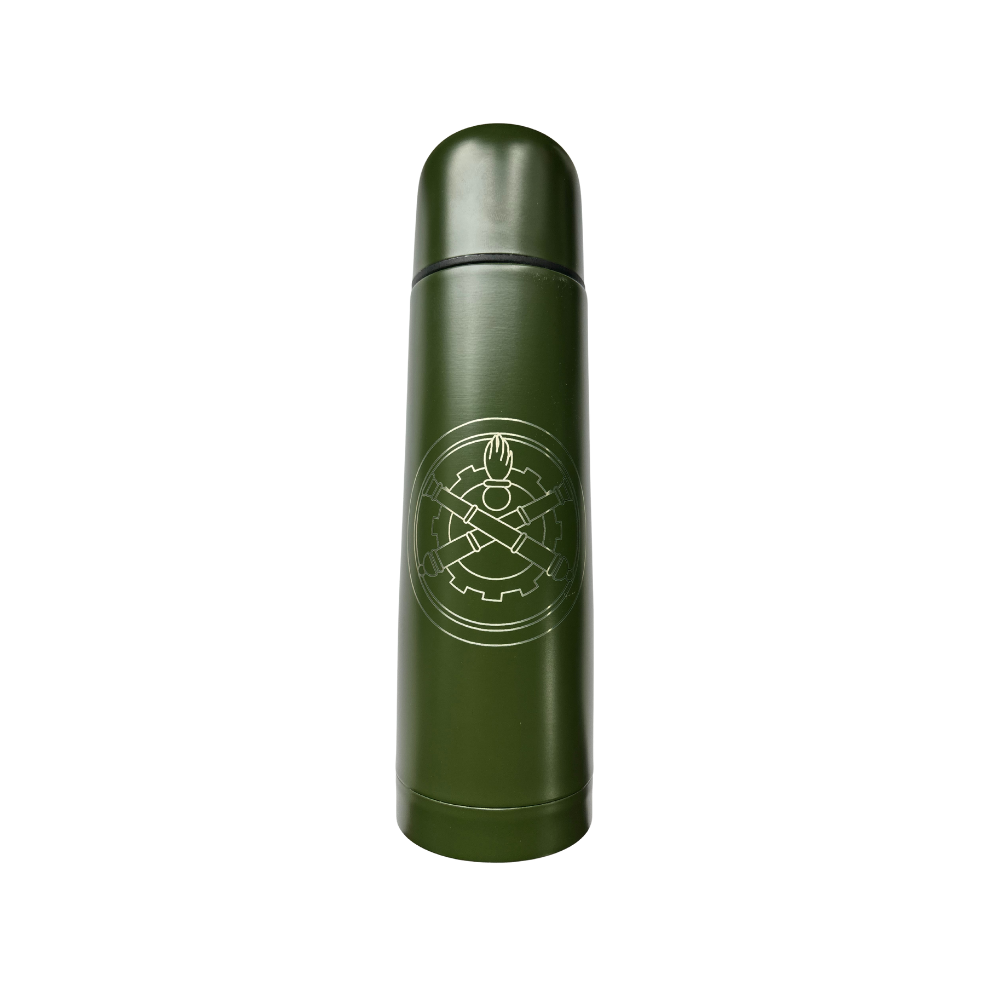 THERMOS 500ML VERT AVEC GRAVURE