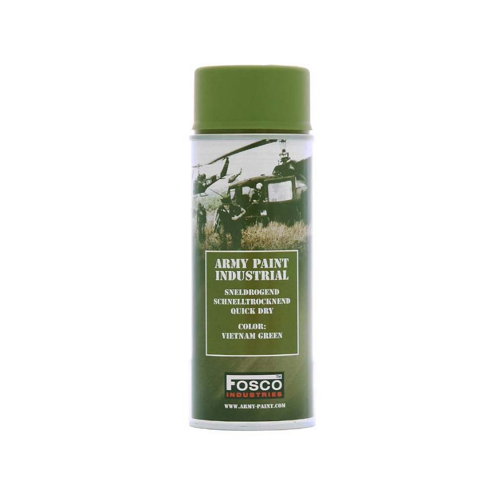 Canette de peinture militaire Fusco de 400ml, séchage rapide, pour toutes surfaces