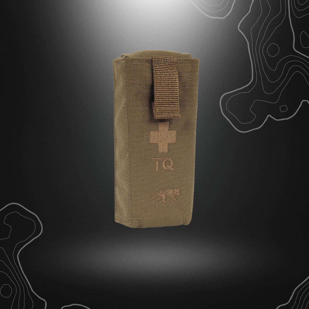 Poche pour garrot tourniquet TT Pouch II en Cordura de Tasmanian Tiger avec système MOLLE et verrouillage rapide en Velcro