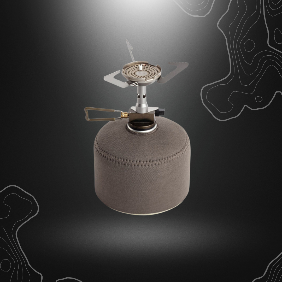 Réchaud à gaz compact et robuste TAC-BOIL par A10 EQUIPMENT pour bivouacs tactiques